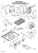 UNIT PARTS Diagram and Parts List for KSCS25MTMS00  KitchenAid Refrigerator
