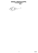MISCELLANEOUS, OPTIONAL Diagram and Parts List for DU840SWKX0  Whirlpool Dishwasher