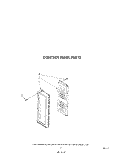 CONTROL PANEL Diagram and Parts List for KCMS132SBL4  KitchenAid Microwave