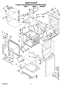 OVEN PARTS Diagram and Parts List for KESK901SBL02  KitchenAid Range