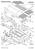 GRILLE PARTS Diagram and Parts List for KBGN292PSS0  KitchenAid Grill