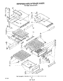 REFRIGERATOR INTERIOR, LIT/OPTIONAL Diagram and Parts List for ED26SSXLWR0  Whirlpool Refrigerator