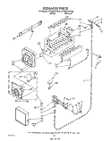 ICE MAKER , LIT/OPTIONAL Diagram and Parts List for ET18HMXWN00  Whirlpool Refrigerator