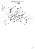Part Location Diagram of 9750272FW Whirlpool Knobs, Control