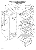 Part Location Diagram of 2170621 Whirlpool REFLECTOR