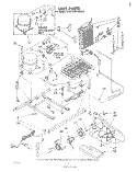 UNIT Diagram and Parts List for EHD192VKWR0  Whirlpool Refrigerator