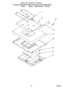 HIDDEN BAKE, OPTIONAL Diagram and Parts List for KERC607HBT5  KitchenAid Range