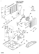 UNIT, LITERATURE Diagram and Parts List for RE81A2  Whirlpool Air Conditioner