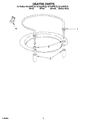 HEATER PARTS Diagram and Parts List for GU1500XTLQ2  Whirlpool Dishwasher