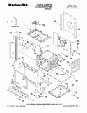 OVEN PARTS Diagram and Parts List for KEBC167VSS01  KitchenAid Wall Oven