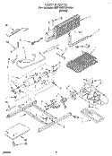UNIT Diagram and Parts List for 6ET18ZKXAW00  Whirlpool Refrigerator