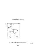 MISCELLANEOUS Diagram and Parts List for LA3400XPW4  Whirlpool Washer