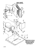 UNIT Diagram and Parts List for JT051CAE2511  Whirlpool Ice Maker