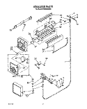 ICEMAKER, LIT/OPTIONAL Diagram and Parts List for ET20GMXXN01  Whirlpool Refrigerator