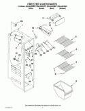 FREEZER LINER PARTS Diagram and Parts List for ED5LHAXWT01  Whirlpool Refrigerator