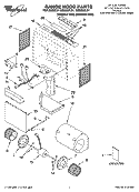 RANGE HOOD PARTS Diagram and Parts List for GZ8330XLS1  Whirlpool Range Hood