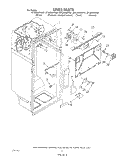 LINER Diagram and Parts List for ET22DKXVM01  Whirlpool Refrigerator