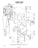 CABINET Diagram and Parts List for ET18HMXTF00  Whirlpool Refrigerator
