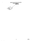 MISCELLANEOUS Diagram and Parts List for GU980SCGS2  Whirlpool Dishwasher