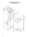 REFRIGERATOR LINER Diagram and Parts List for KSRF36DTX02  KitchenAid Refrigerator