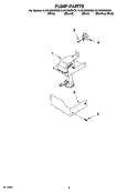 PUMP PARTS Diagram and Parts List for KUIS15NRHT9  KitchenAid Ice Maker