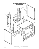 EXTERNAL OVEN Diagram and Parts List for FGP310VL2  Roper Range
