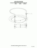 HEATER PARTS Diagram and Parts List for WDT790SAYB0  Whirlpool Dishwasher