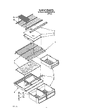 SHELF Diagram and Parts List for JWARG469WP00  Whirlpool Refrigerator