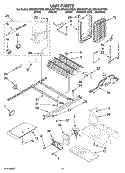 UNIT PARTS Diagram and Parts List for ED2JHAXTL02  Whirlpool Refrigerator