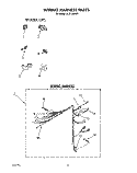 WIRING HARNESS Diagram and Parts List for AL3132WW1  Whirlpool Washer