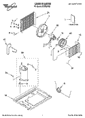 UNIT PARTS Diagram and Parts List for ACM052PS0  Whirlpool Air Conditioner