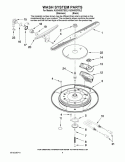 WASH SYSTEM PARTS Diagram and Parts List for KUDH03DTSS2  KitchenAid Dishwasher
