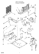 Part Location Diagram of 2205385 Whirlpool TUBE