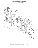 CONTROL PANEL Diagram and Parts List for RE963PXKT0  Whirlpool Range