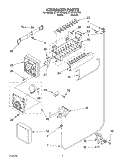 Part Location Diagram of WPW10498990 Whirlpool Water Inlet Valve