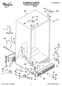 Part Location Diagram of 2255042 Whirlpool Service & Wiring Sheet