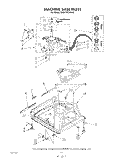 MACHINE BASE Diagram and Parts List for KAWE950VAL0  KitchenAid Washer