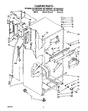 Part Location Diagram of 1109366 Whirlpool GOLDEN, WHEAT