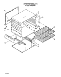 INTERNAL Diagram and Parts List for SGP335XW0  Roper Range