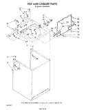 TOP AND CABINET , LITERATURE AND OPTIONAL Diagram and Parts List for LA5500XSF1  Whirlpool Washer