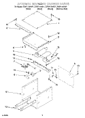 SECTION Diagram and Parts List for KEWD175HBL1  KitchenAid Warming Drawer