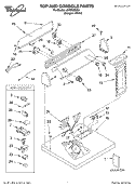 TOP AND CONSOLE, LITERATURE Diagram and Parts List for LGR5620KQ1  Whirlpool Dryer