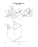 TOP AND CABINET , LITERATURE AND OPTIONAL Diagram and Parts List for AL4132VL0  Whirlpool Washer