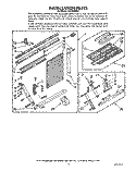INSTALLATION PARTS Diagram and Parts List for CAH18WQ4  Crosley Air Conditioner