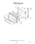 FREEZER DOOR Diagram and Parts List for ET16AKXRWR3  Whirlpool Refrigerator