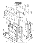DOOR , LIT/OPTIONAL Diagram and Parts List for ET19TKXLWR4  Whirlpool Refrigerator