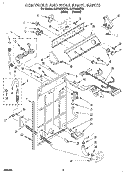 Part Location Diagram of WP3405157 Whirlpool Water Temperature Switch
