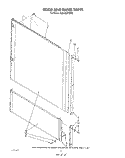DOOR AND PANEL Diagram and Parts List for KUDA220TWH0  KitchenAid Dishwasher