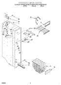 FREEZER LINER Diagram and Parts List for KSRW22FHBT02  KitchenAid Refrigerator