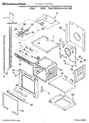 OVEN PARTS Diagram and Parts List for YKEBS208DB6  KitchenAid Wall Oven